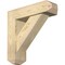 Ekena Millwork Traditional Craftsman Rough Sawn Bracket w/ Offset Brace, Douglas Fir, 6"W x 20"D x 20"H BKT0604X20X20TRA04RDF - alternate 1